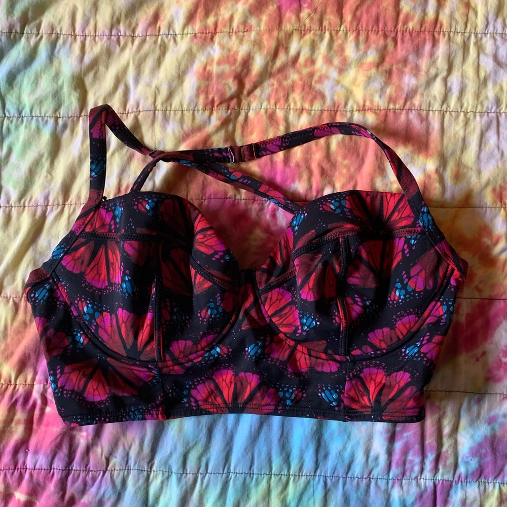 Torrid butterfly bathing suit